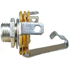 Conector jack 6,3mm, mono, mama, montare pe panou, 121402 Conector jack 6,3mm, mono, mama, montare pe panou, 121402