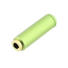 Conector jack 3,5mm, stereo, mama, pe cablu, verde, 122234