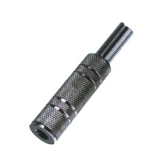 Conector jack 2,5mm, stereo, mama, pe cablu - 402414