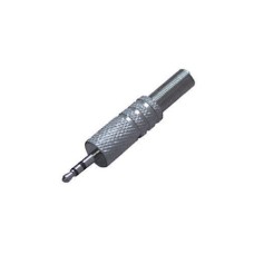 Conector jack 2,5mm, stereo, tata, metalic, pe cablu - 402577
