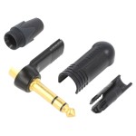 Conector jack, 6.35mm, 3 contacte, tata, NEUTRIK, NP3RX-BAG, T241360