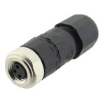 Conector M8, 3 pini, clasa etanseitate IP67, IP68, DEGSON ELECTRONICS, PB-M8A-03P-FF-SL7001-00A(H), T271519