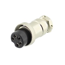 Conector microfon, 5 pini, GX16-5 - 402715
