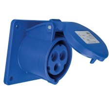 Priza IEC 309, 16A, 250V, mama, 3 pini, IP44, Commel, 524526 Priza IEC 309, 16A, 250V, mama, 3 pini, IP44, Commel, 524526