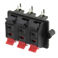 Conector boxe 6 pini, montare pe panou, 122742