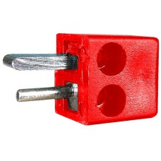 Conector boxe 2 pini, tata, pe cablu - 123601 Conector boxe 2 pini, tata, pe cablu - 123601