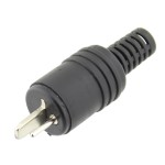 Conector boxe 2 pini, tata, cu surub - 123609