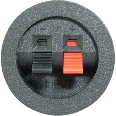 Conector boxe 2 pini, montare pe panou, 123657