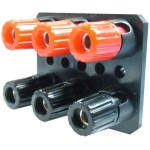 Conector boxe 6 pini, montare pe panou - 123730