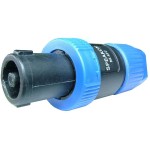 Mufa SpeakOn tata, 4 pini, pe cablu - 123751