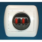 Conector boxe 2 pini, montare pe tencuiala - 402442