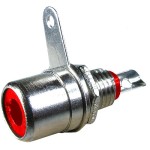 Conector RCA mama, fixare pe panou - 122000