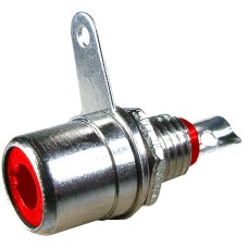 Conector RCA mama, fixare pe panou - 122000