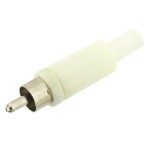 RCA tata, plastic, alb - 122155