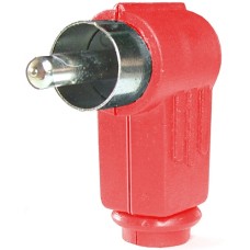Conector RCA tata, plastic, rosu, 122185 Conector RCA tata, plastic, rosu, 122185