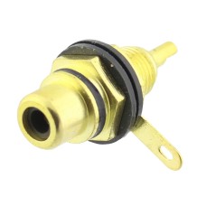 Conector RCA, mama, fixare pe panou, T200212