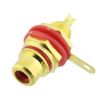 Conector RCA, mama, montare pe panou, T200213