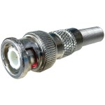 Conector BNC tata, pe cablu - 124130 Conector BNC tata, pe cablu - 124130