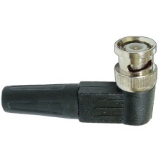 Conector BNC tata, la 90 de grade, pe cablu - 124132