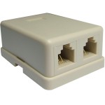 Priza telefon RJ11 (6P/4C) X2 - 129351