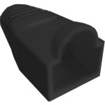 Protector mufa RJ45, negru - 129390 Protector mufa RJ45, negru - 129390