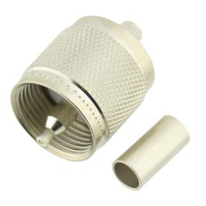 Conector UHF (PL-259), pentru cablu B7806A, B9907, CNT-195, KX15, LMR195, RG58C/U, TELEGÄRTNER, J01040A0001, T227995