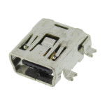 Mufa mini USB B, mama, SMD, 5 pini, orizontale, 004379