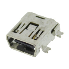 Mufa mini USB B, mama, SMD, 5 pini, orizontale, 004379