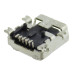 Mufa mini USB B, mama, SMD, 5 pini, orizontale, 004379