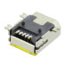 Conector USB AB mini, pentru PCB, SMT, 5 pini, orizontal, 004391
