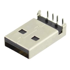Conector USB A, pentru PCB, LUMBERG, 2410 08, T137838 Conector USB A, pentru PCB, LUMBERG, 2410 08, T137838