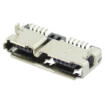 Conector USB AB micro, 3.0, ADAM TECH, MCR-AB3-RA-SMT-15, T138030
