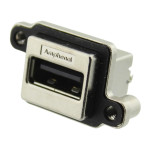 Conector USB A, montare pe panou, AMPHENOL, MUSB-A511-00, T138035