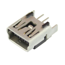 Conector USB B mini, pentru PCB, MOLEX, 500075-1517, T138083 Conector USB B mini, pentru PCB, MOLEX, 500075-1517, T138083