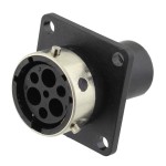 Conector UTG0123SH, mama, 3 pini, IP65, Souriau, 503238 Conector UTG0123SH, mama, 3 pini, IP65, Souriau, 503238