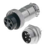 Pereche conectori XLR, 8 pini - 121984 Pereche conectori XLR, 8 pini - 121984