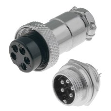 Pereche conectori XLR, 8 pini - 121984 Pereche conectori XLR, 8 pini - 121984