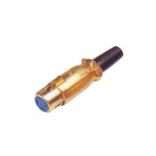 Mufa XLR mama, pe cablu, gold - 402568