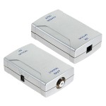 Convertor semnal optic, iesire RCA, cu alimentare - 401607