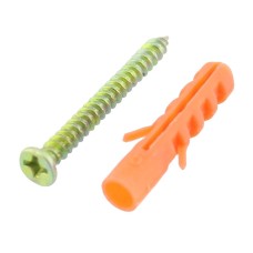 Set 50 dibluri din plastic, cu holzsurub, 3x30 mm, 201713 Set 50 dibluri din plastic, cu holzsurub, 3x30 mm, 201713