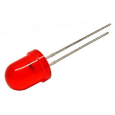 Led 3 mm, rotund, mat, 1.000 lucsi, rosu, 20mA - 140300