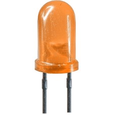 LED 5mm, portocaliu, rotund, 20mA - 141003