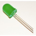 LED 12mm, verde, rotund, 20mA - 143001 LED 12mm, verde, rotund, 20mA - 143001