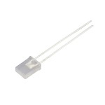 LED dreptunghiular, 2x5 mm, difuz, alb, 1250 mcd, 20 mA, 120 grade, 253178 LED dreptunghiular, 2x5 mm, difuz, alb, 1250 mcd, 20 mA, 120 grade, 253178