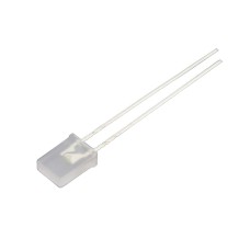 LED dreptunghiular, 2x5 mm, difuz, alb, 1250 mcd, 20 mA, 120 grade, 253178 LED dreptunghiular, 2x5 mm, difuz, alb, 1250 mcd, 20 mA, 120 grade, 253178