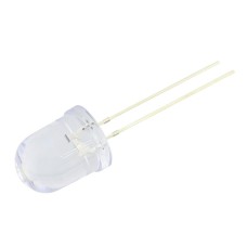 LED 5mm, 12V, galben, rotund - 402666