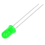 Dioda LED, SLH-34MGTK3, 3mm, verde, 253143 Dioda LED, SLH-34MGTK3, 3mm, verde, 253143