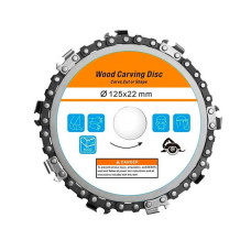 Disc pentru taiat lemn, cu lant, 125mm, 201854