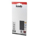Set 5 bucati grilaj de slefuit, granulatie 220, Velcro, K220, 93x185 mm, KWB, 253231