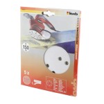 Set 5 bucati discuri de slefuit, granulatie 40, Velcro, diametru 150 mm, KWB, 253249